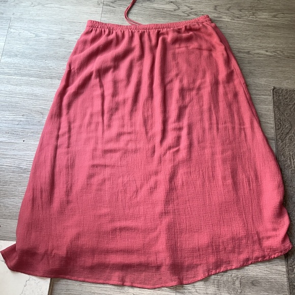 Johnny Was Calmé Easy Guaze Pom Pom Skirt, Size Large - Picture 5 of 7